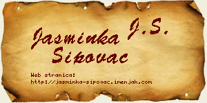 Jasminka Šipovac vizit kartica